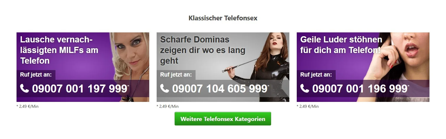 Choisis ton type de sexe téléphonique